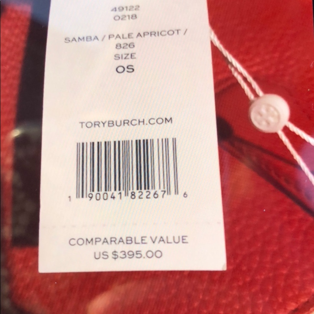 NWT Tory Burch apricot Brody tote. - Picture 5 of 6
